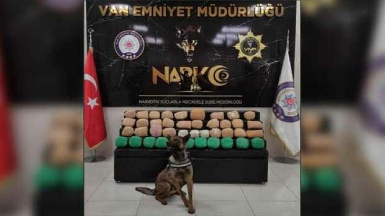 Van'da 55,5 kilo uyuşturucu ele geçirildi; 4 gözaltı