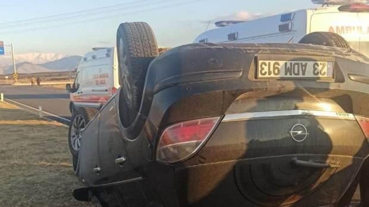 Van'da otomobil takla attı: 2 yaralı