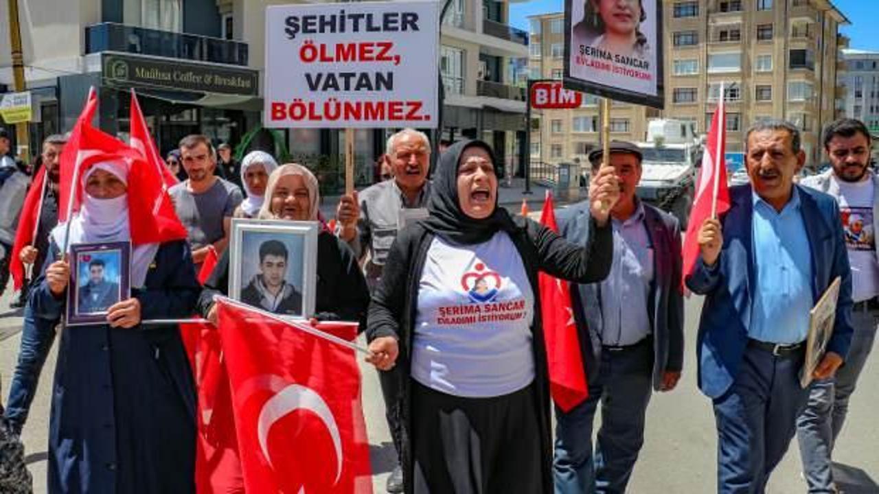 Vanlı aileler HDP il başkanlığı önünde eylemlerine devam etti