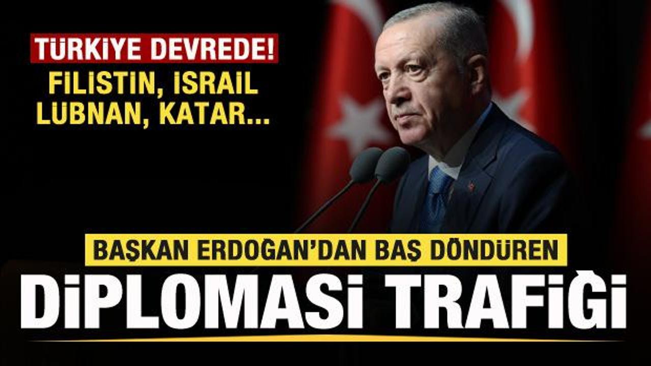 Ve Türkiye devrede! Başkan Erdoğan'dan peş peşe görüşmeler