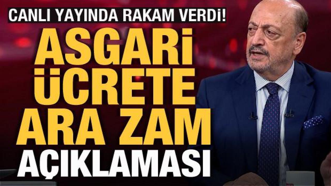 Vedat Bilgin'den asgari ücrete ara zam açıklaması