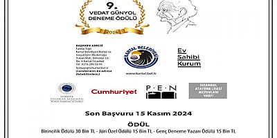 Vedat Günyol 9. Deneme Ödülü Yarışması İçin Başvurular Alınmaya Başlandı