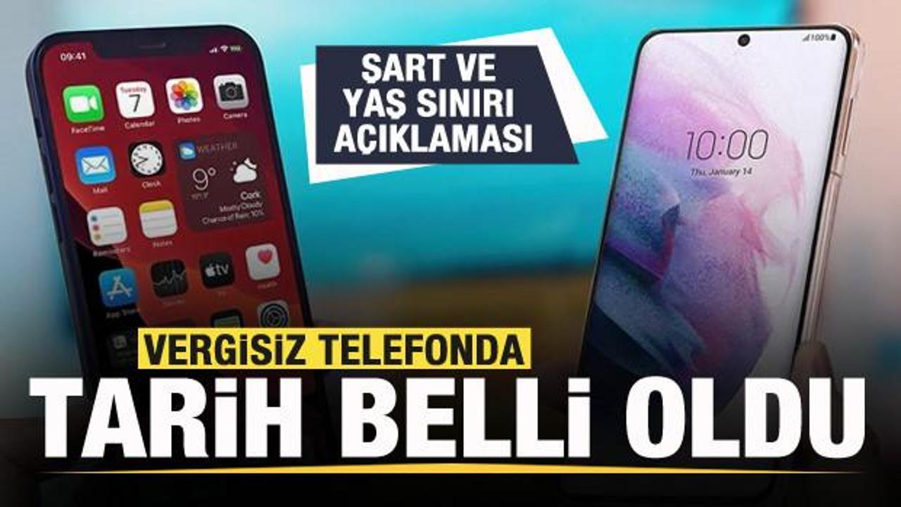 Vergisiz telefonda son dakika gelişmesi! Tarih belli oldu! Şart ve yaş sınırı açıklaması