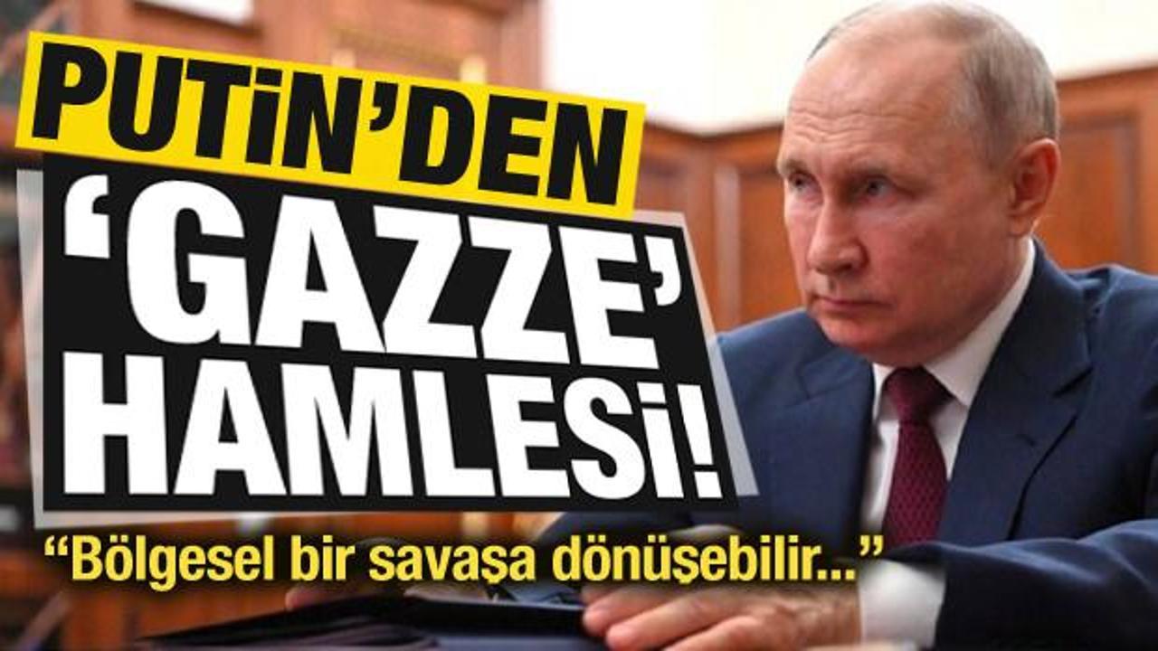 Vladimir Putin'den 'Gazze' hamlesi!