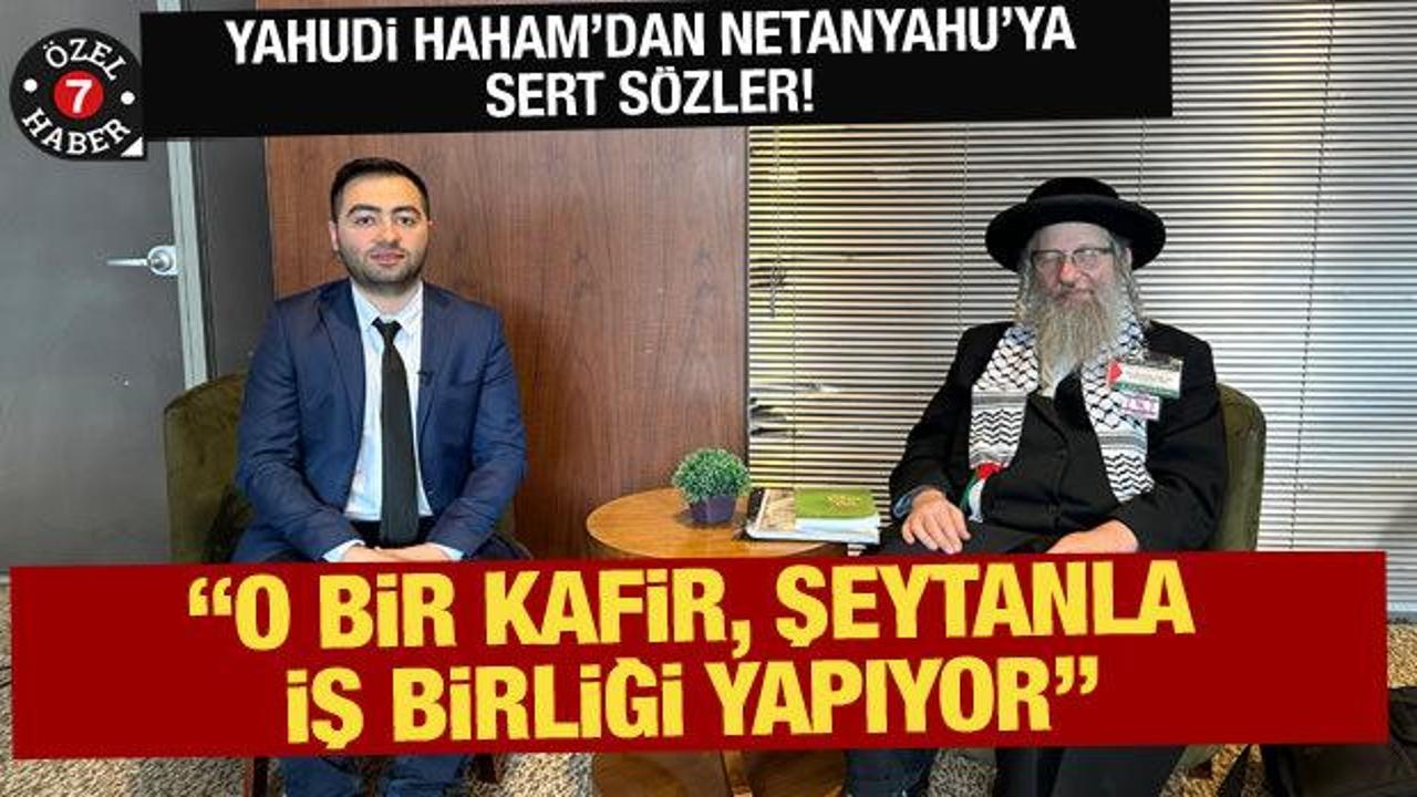 Yahudi Haham Yisroel Dovid'den Netanyahu'ya sert sözler! O bir kafirdir