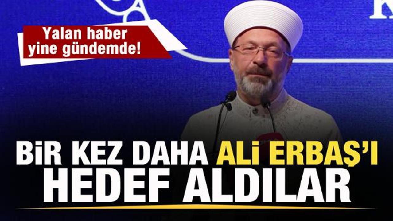 Yalan haberi yine gündem yaptılar! Cumhurbaşkanlığı'ndan Ali Erbaş açıklaması