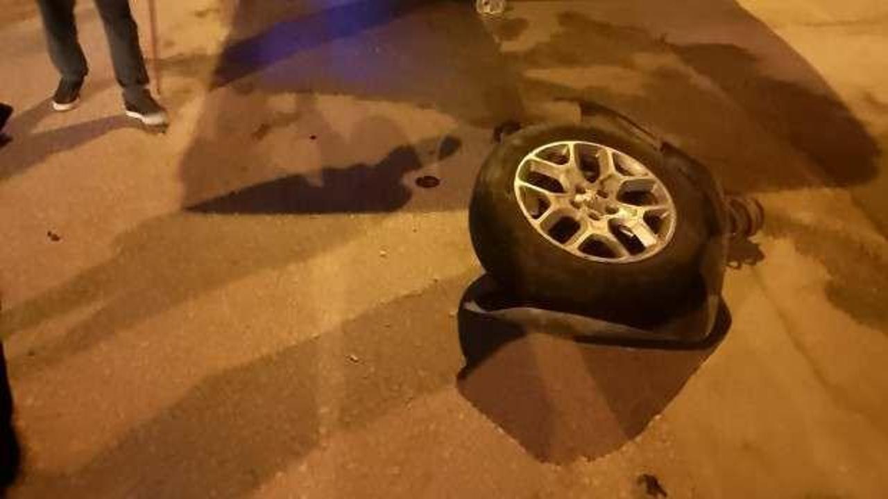 Yalova'da cip motosikletle çarpıştı!