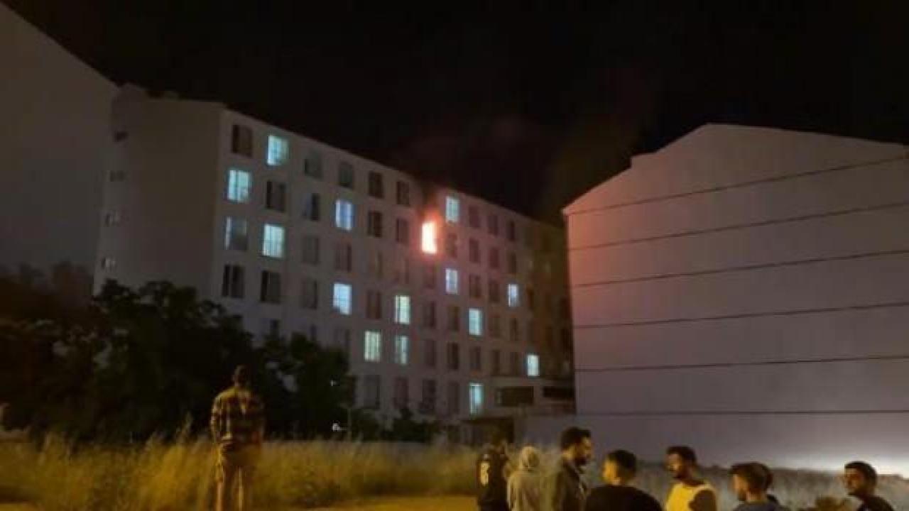 Yangında 5'inci kattan atladı, ağır yaralandı