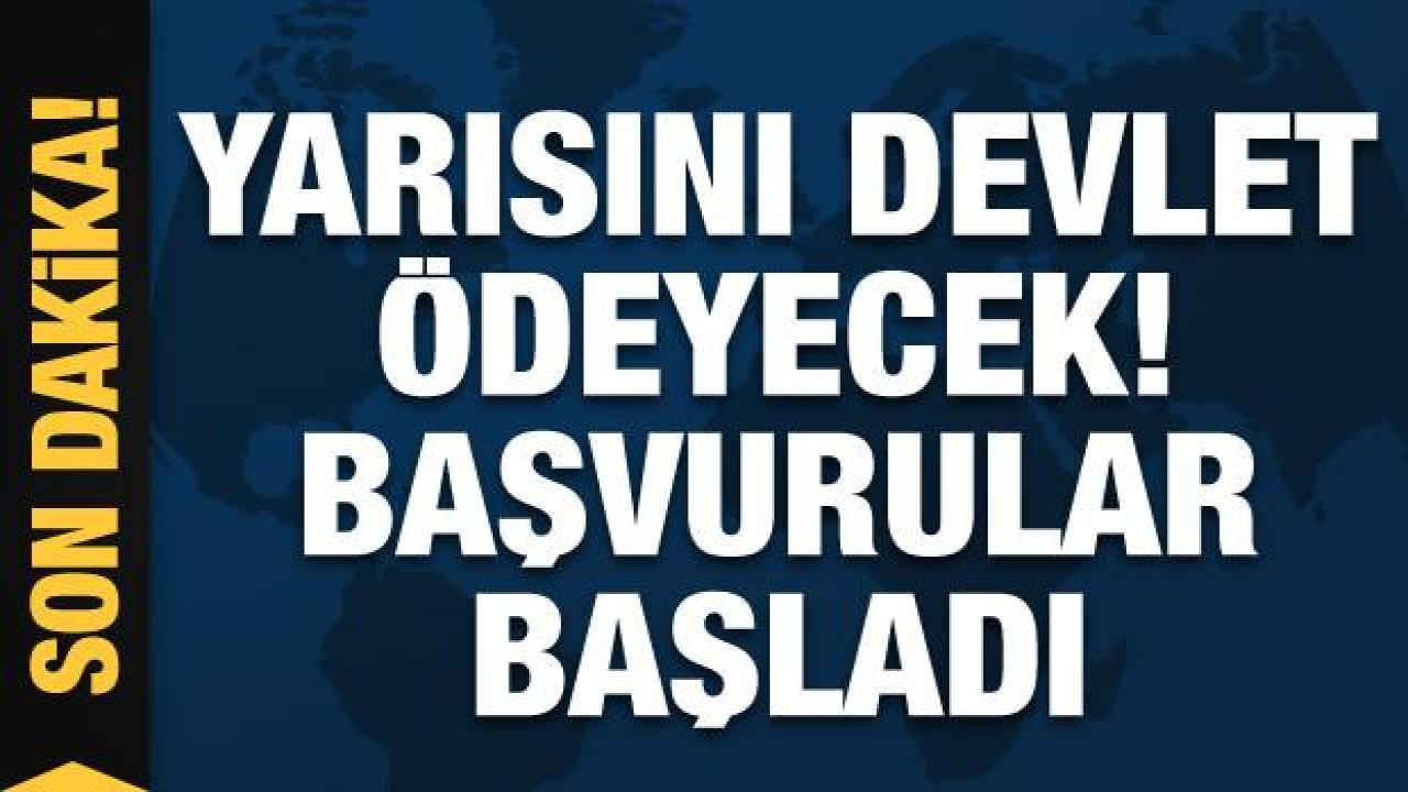 Yarısı Bizden kampanyasına başvurular başladı