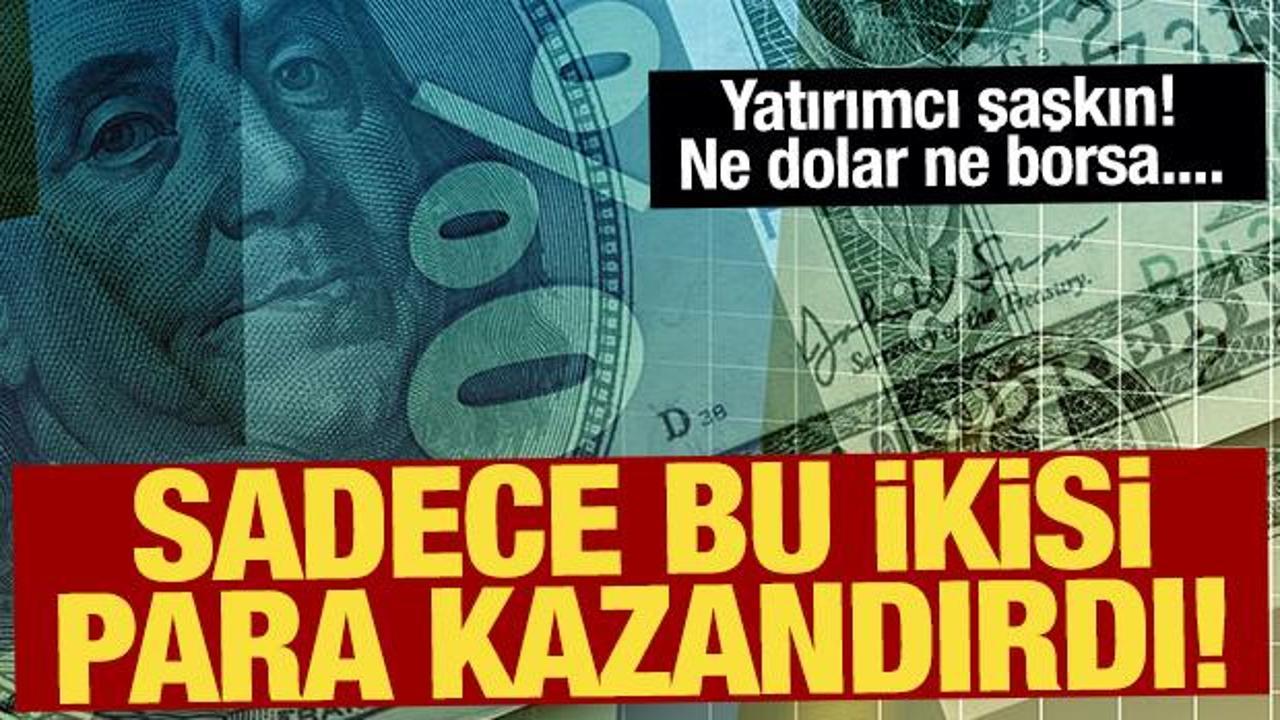 Yatırımcı şaşkın! Ne dolar ne borsa... Sadece altın ve Bitcoin para kazandırdı