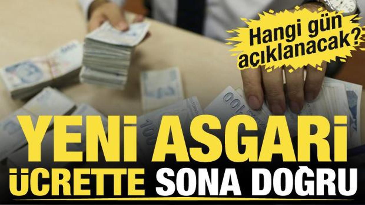 Yeni asgari ücret rakamında sona doğru
