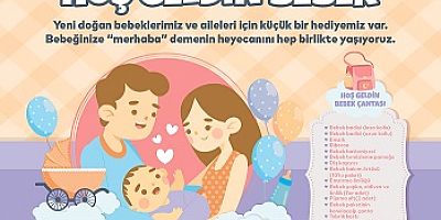 Yeni Doğan Bebeklerin İlk Hediyesi Kartal Belediyesi’nden 