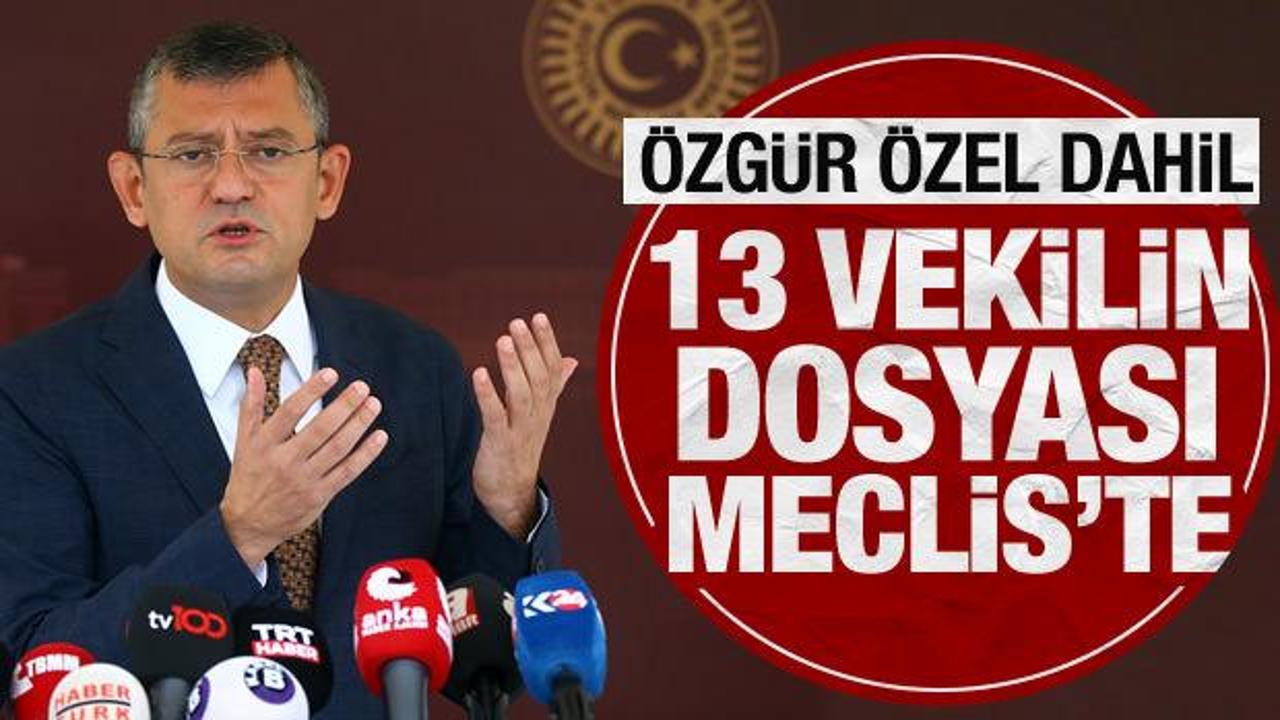 Yeni dönemin ilk dokunulmazlık dosyaları Meclis'te