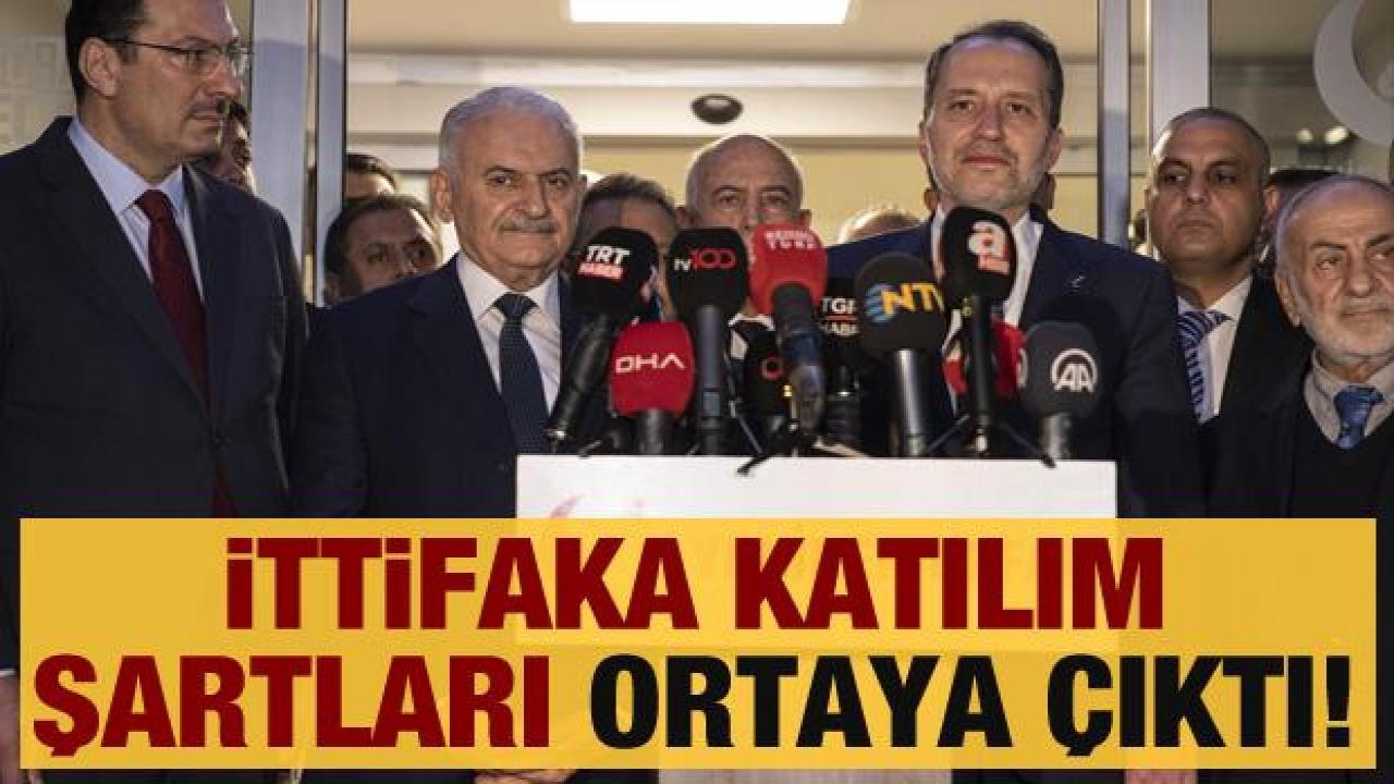 Yeniden Refah Partisi'nin Cumhur İttifakı'na katılım şartlarından bazıları ortaya çıktı!