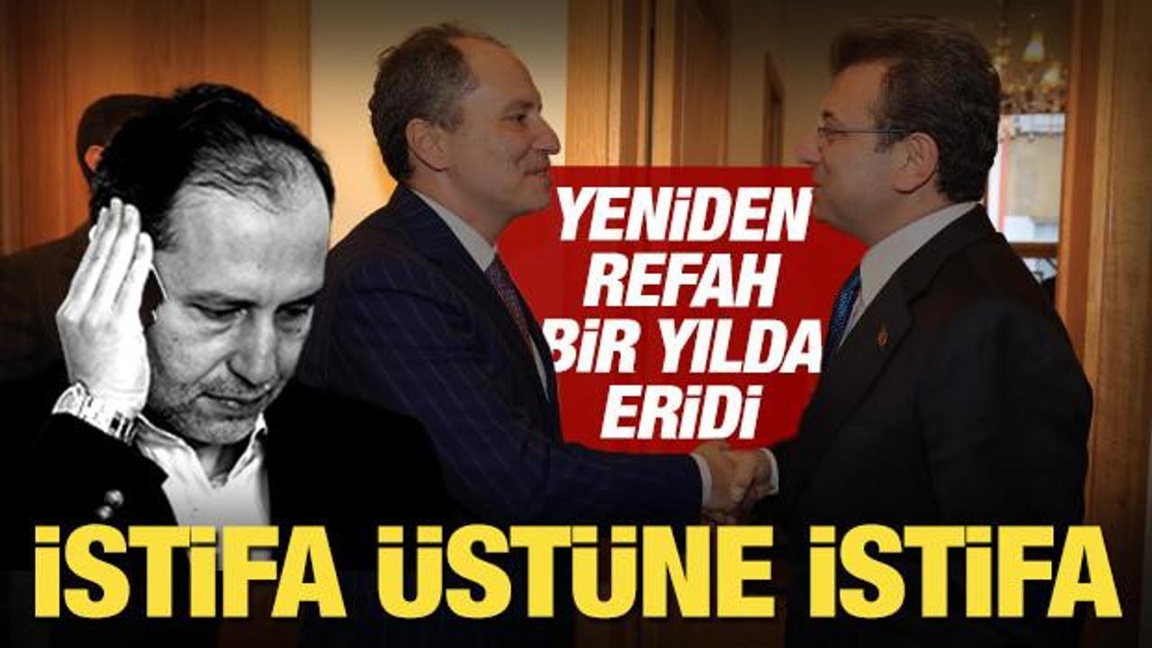 Yeniden Refah'ta çözülme son sürat: İstifaların ardı arkası kesilmiyor! 1 yıl bile geçmedi
