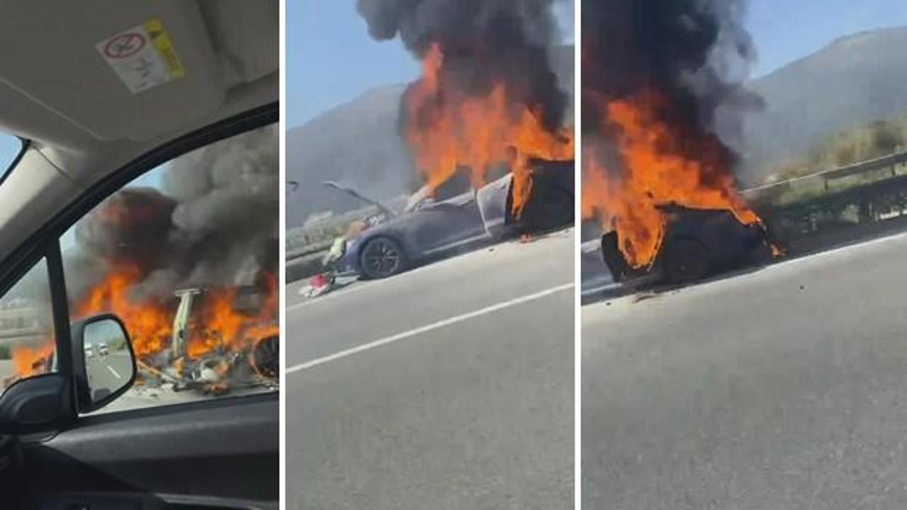 Yer: Bursa! Tesla saniyeler içinde küle döndü