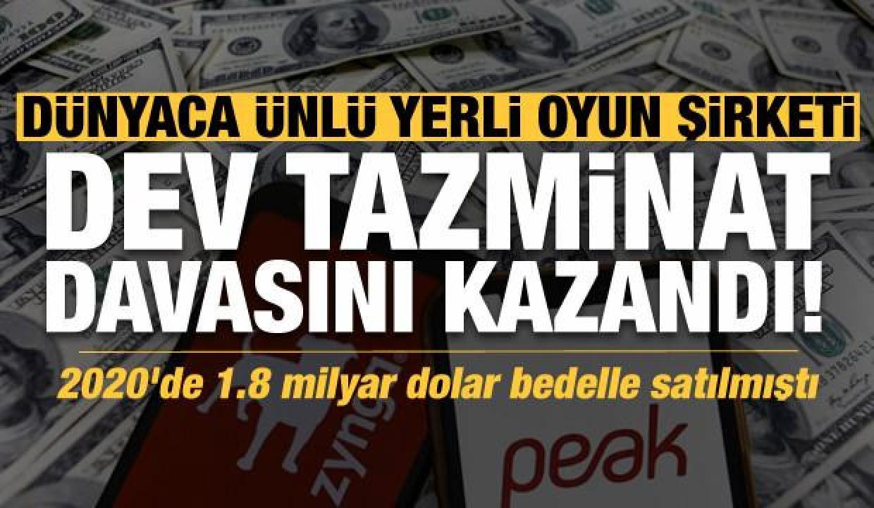 Yerli oyun şirketi Peak Games, dev tazminat davasını kazandı! 10 milyon TL ödenecek