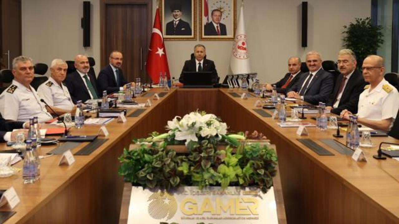 Yerlikaya'nın başkanlığında güvenlik toplantısı