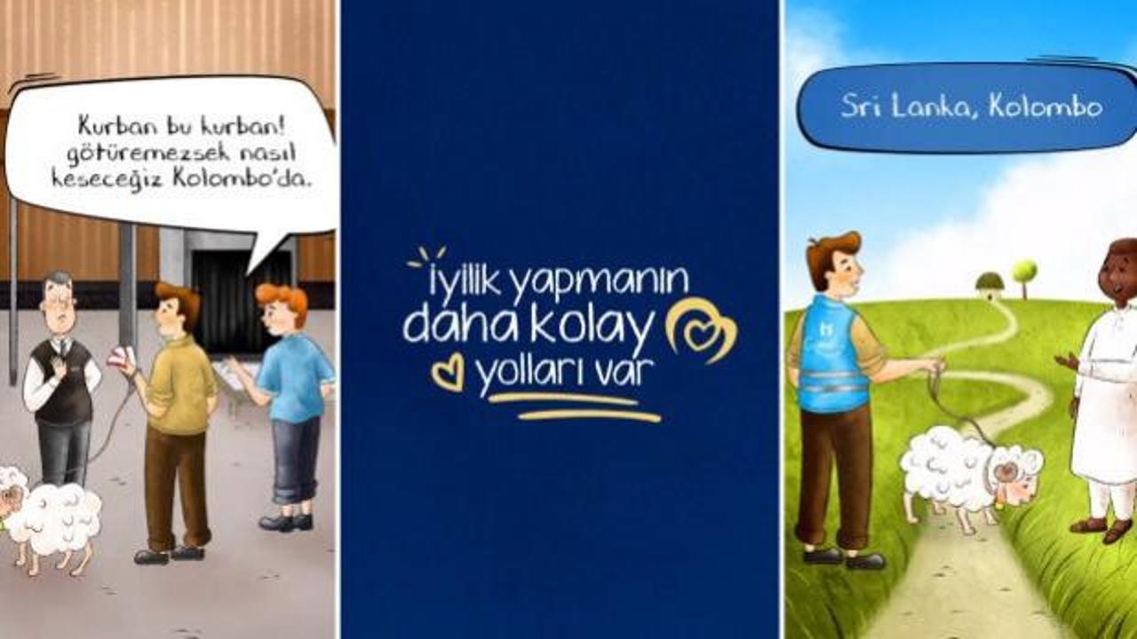 Yetim Vakfı’ndan gülümseten film: Kurbanlık koçla uçmaya çalıştılar