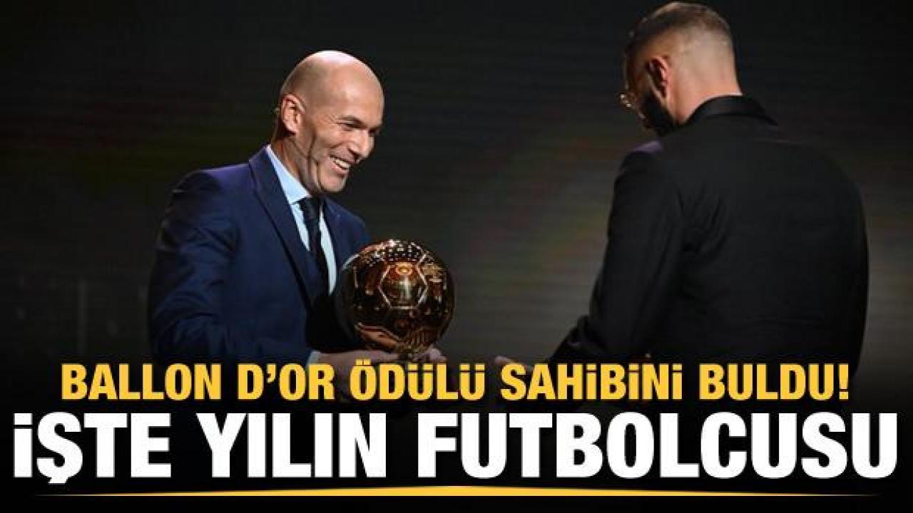 Yılın futbolcusu Karim Benzema oldu!