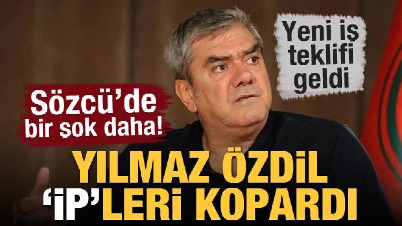 Yılmaz Özdil Sözcü Gazetesi'nden de ayrıldı