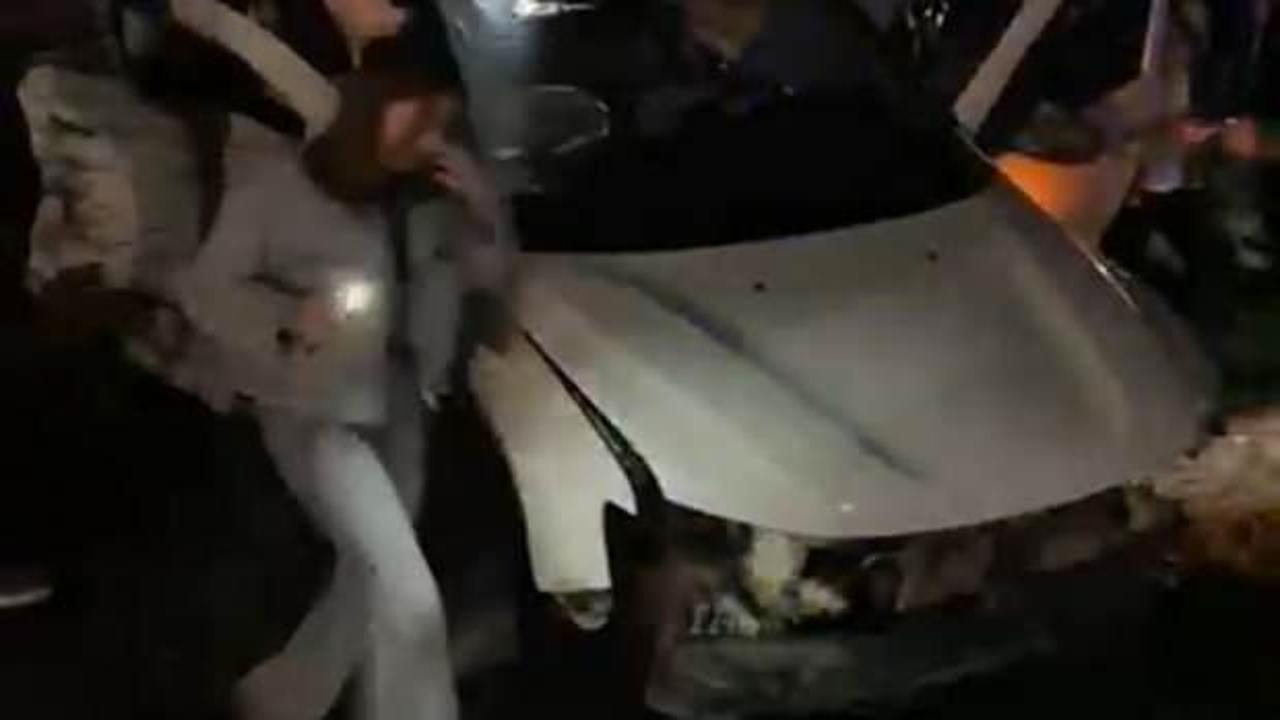 Yola çıkan domuz kazaya neden oldu: 1 ölü, 6 yaralı