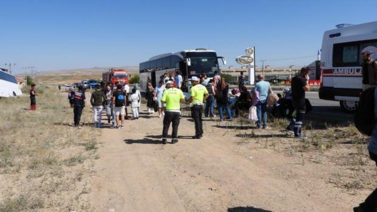 Yolcu otobüsü şarampole düştü: 8 yaralı