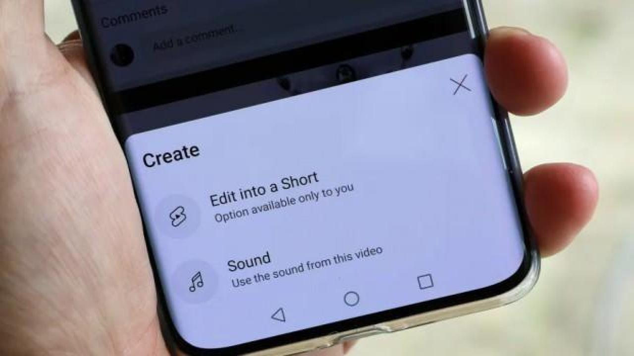 YouTube'daki videoların 60 saniyesi Short'a dönüştürülebilecek