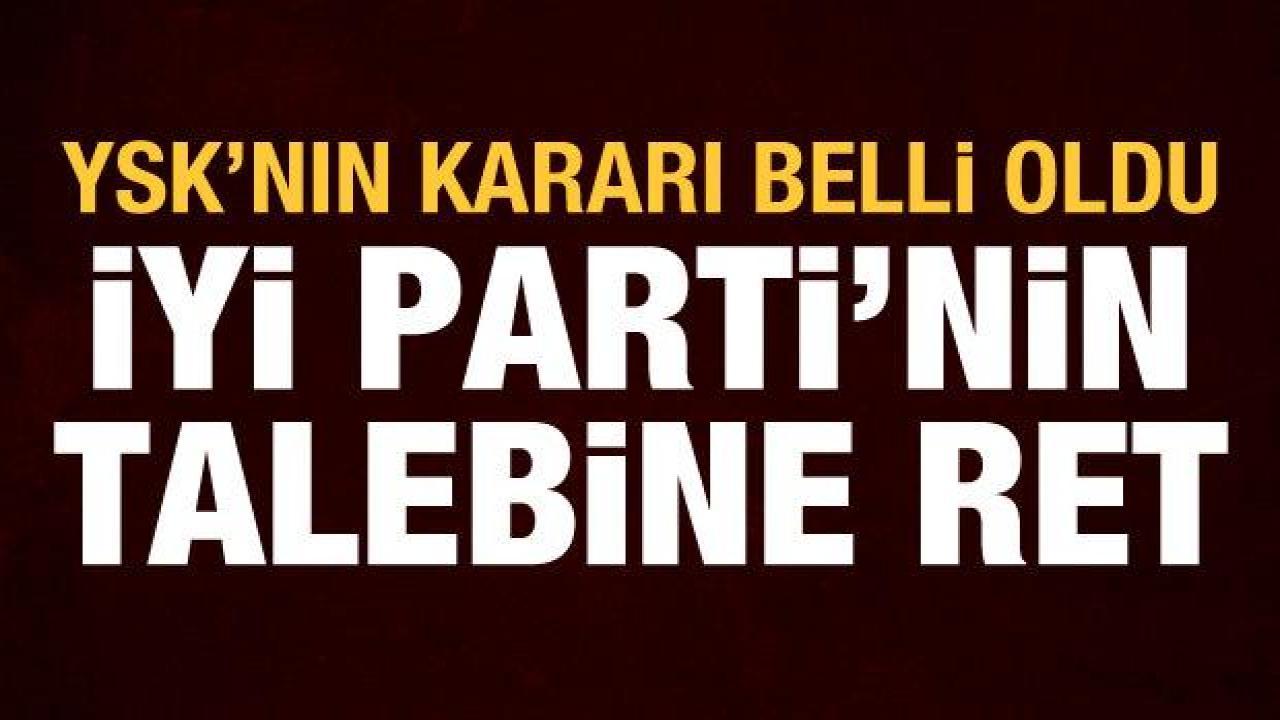 YSK'dan 