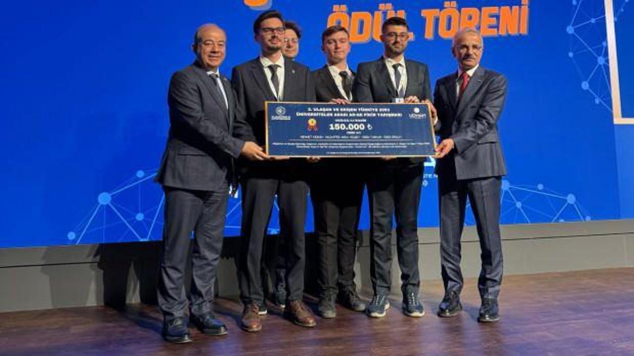 YTÜ, TÜBİTAK’tan sonra Ulaştırma Bakanlığı’nın yarışmasına da damga vurdu