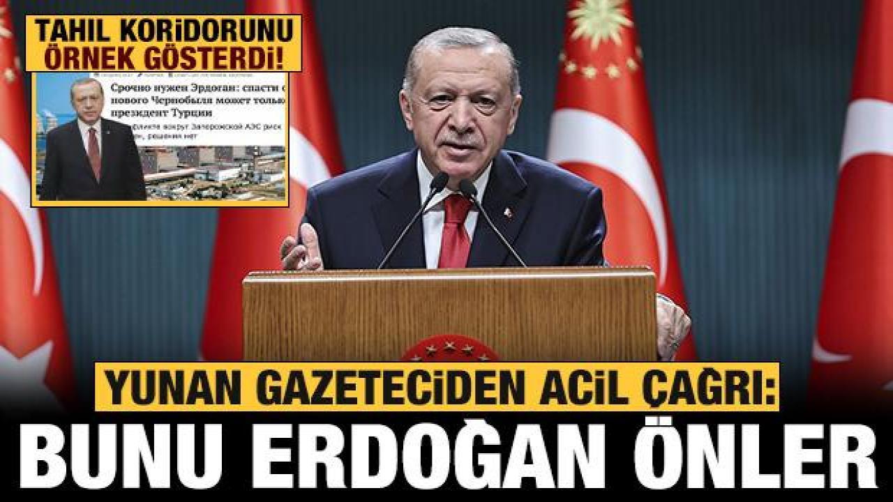 Yunan gazeteciden acil çağrı: 2. Çernobil felaketini Erdoğan önleyebilir