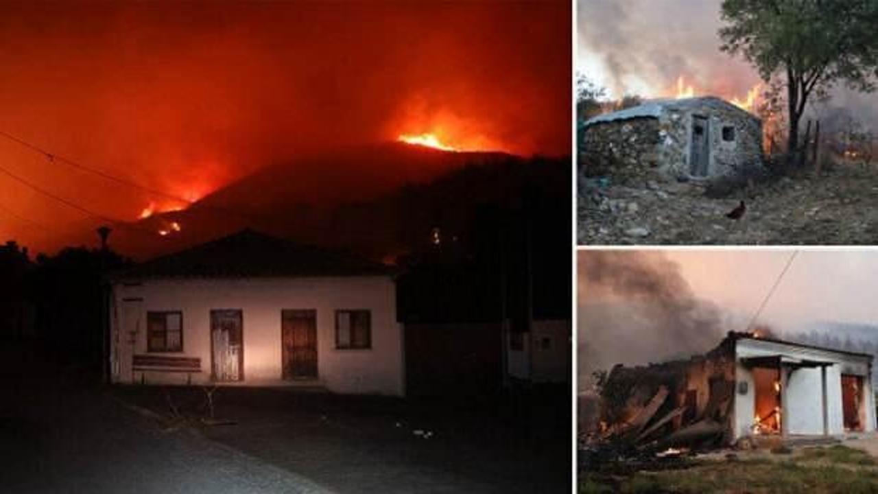 Yunanistan'daki yangın Türk köylerine sıçradı