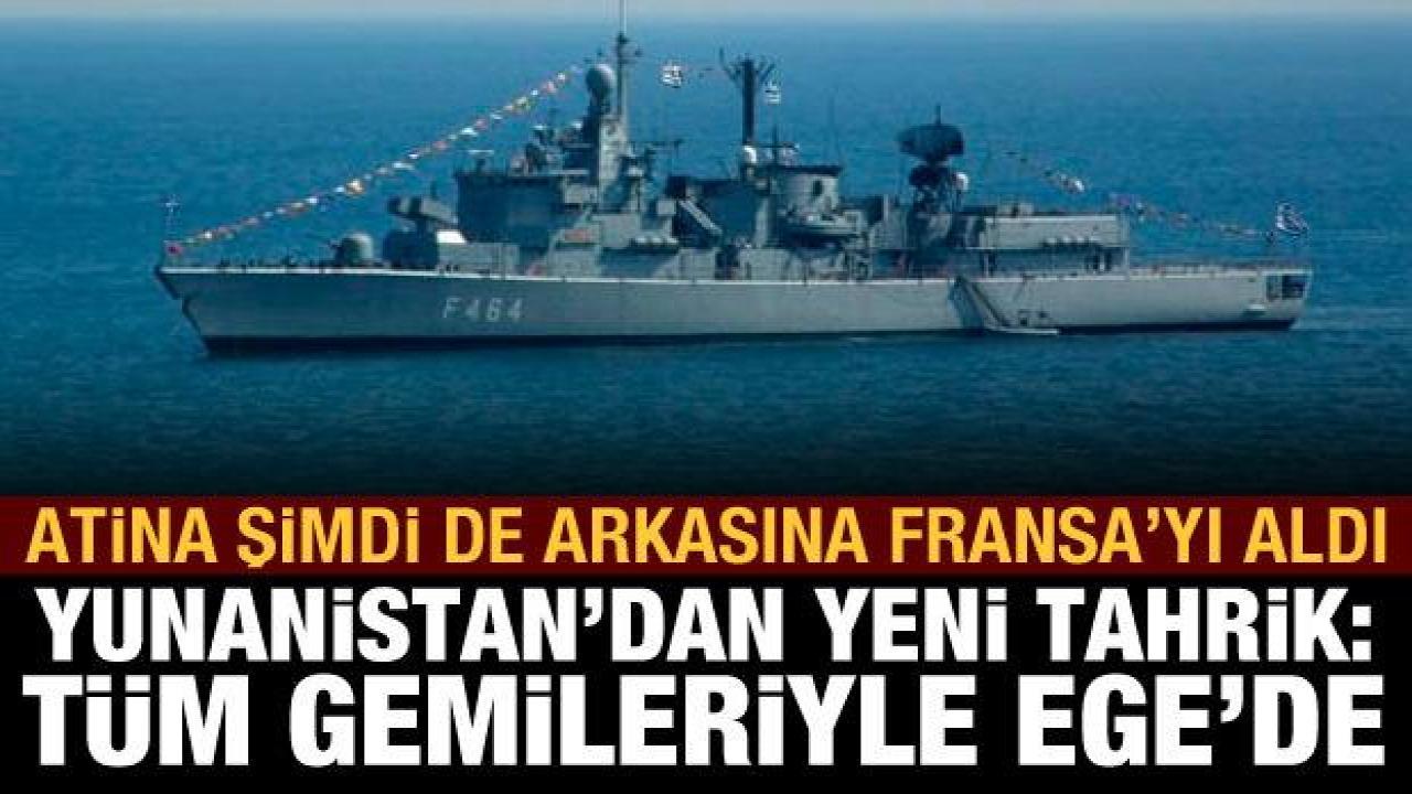 Yunanistan'la Fransa'dan Ege'de ortak tatbikat