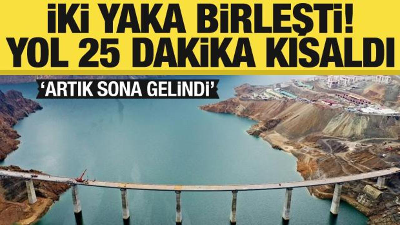 Yusufeli’nde iki yaka birleşti, Artvin’e gidiş gelişte yol 25 dakika kısaldı
