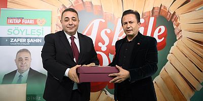 ZAFER ŞAHİN TUZLA KİTAP FUARINA KATILDI