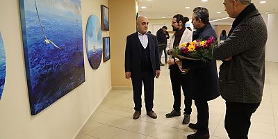 'Zamanın Ritmi' Resim Sergisi Kartal Belediyesi'nde Açıldı