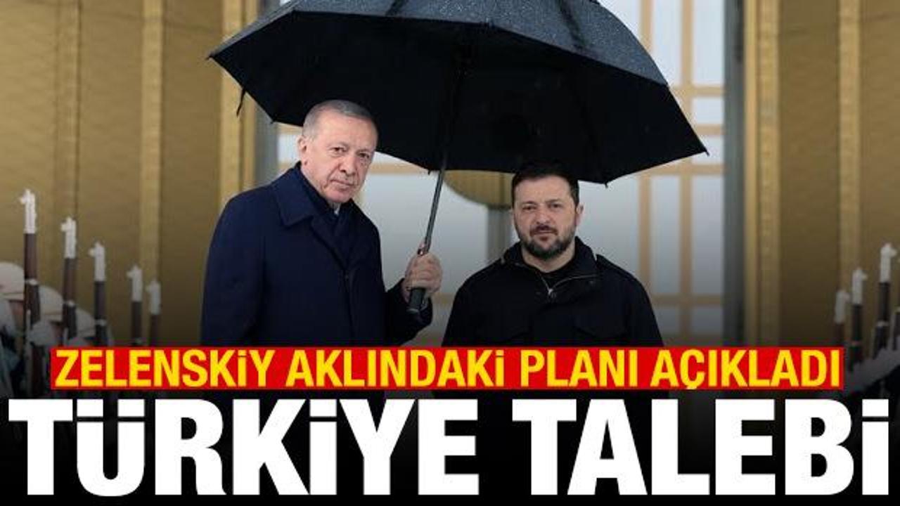Zelenskiy aklındaki planı açıkladı! Dikkat çeken Türkiye talebi