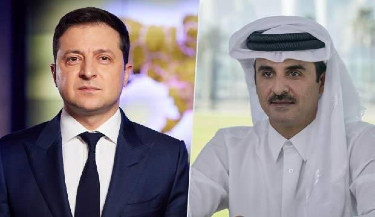Zelenskiy ile Al Sani telefonda Ukrayna'daki gelişmeleri görüştü