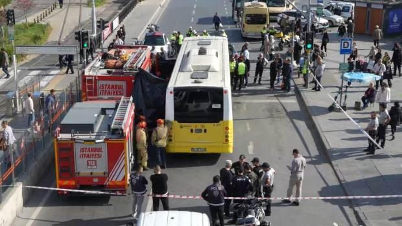 Zeytinburnu'nda İETT otobüsü bir kadını ezdi