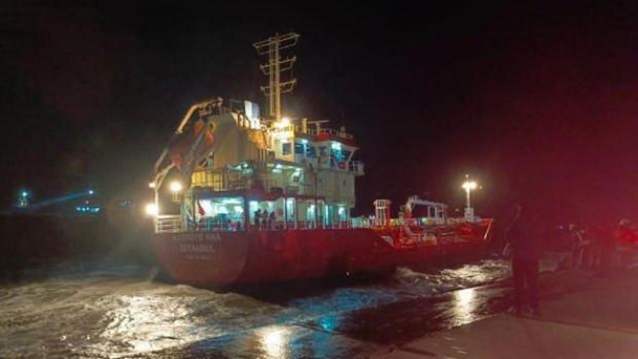 Zeytinburnu'nda karaya oturan gemiyle ilgili açıklama