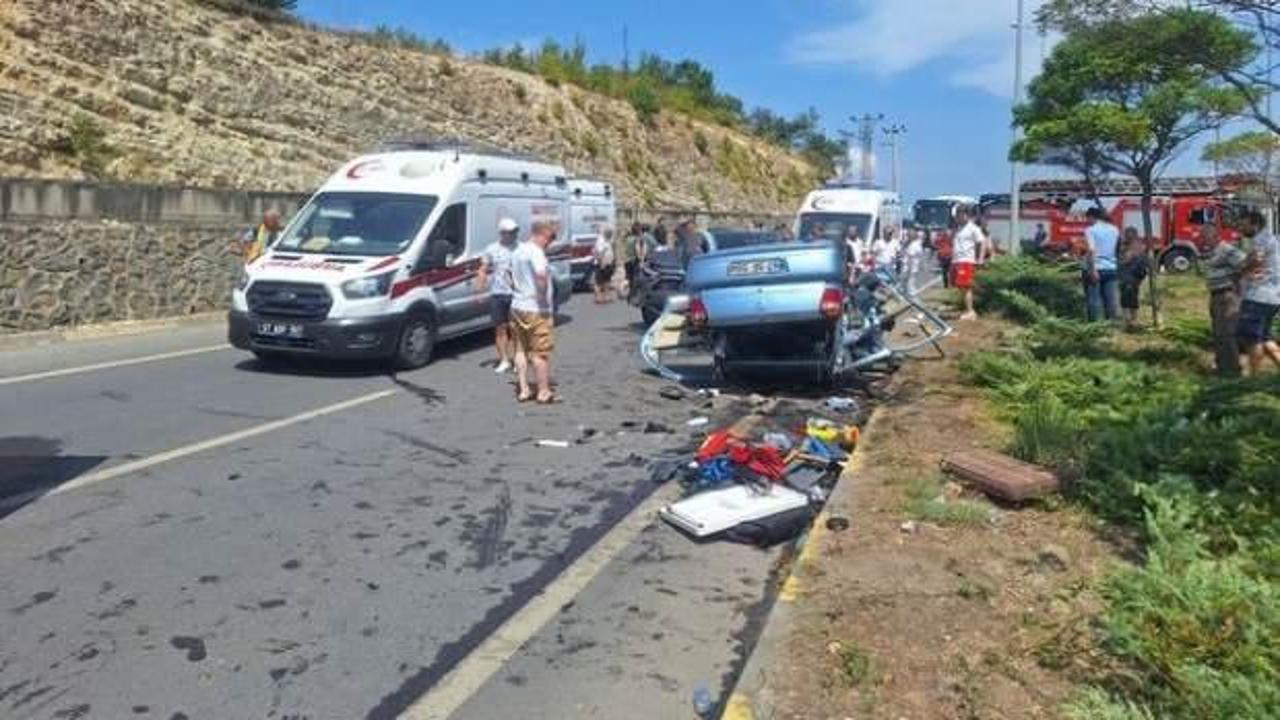 Zonguldak'ta feci kaza: 1 ölü, 5 yaralı