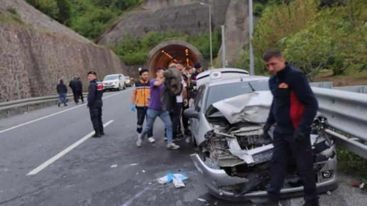 Zonguldak'ta trafik kazası: 4 yaralı