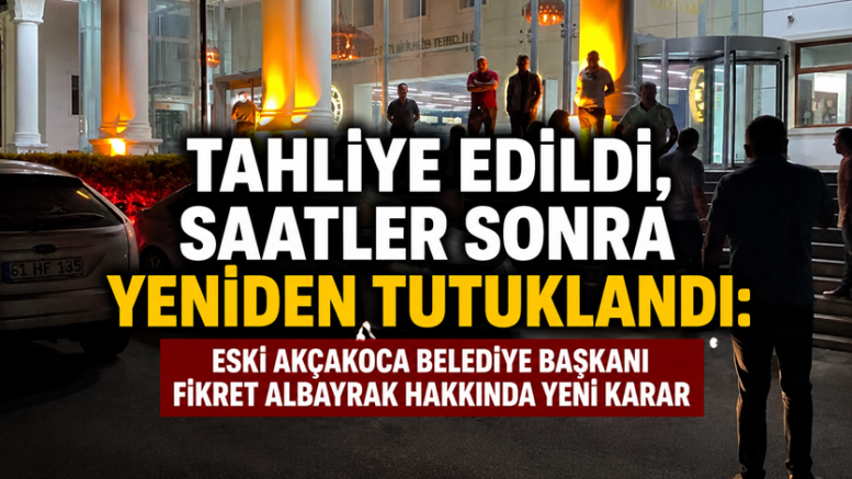 Tahliye Edildi, Saatler Sonra Yeniden Tutuklandı