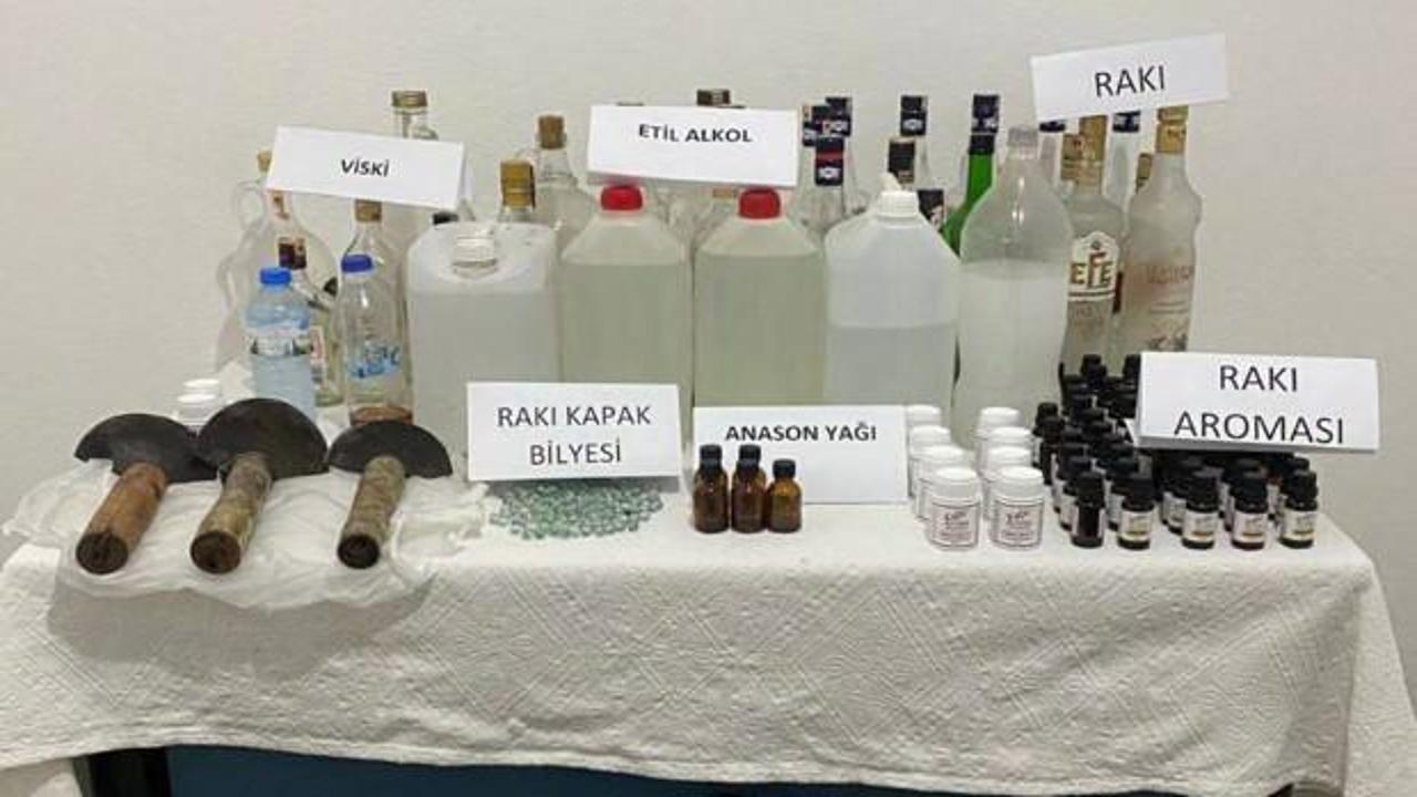 Yeni yıl öncesi sahte alkol operasyonu